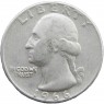 США 25 центов 1966