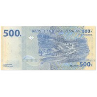 Банкнота Конго 500 франков 2022