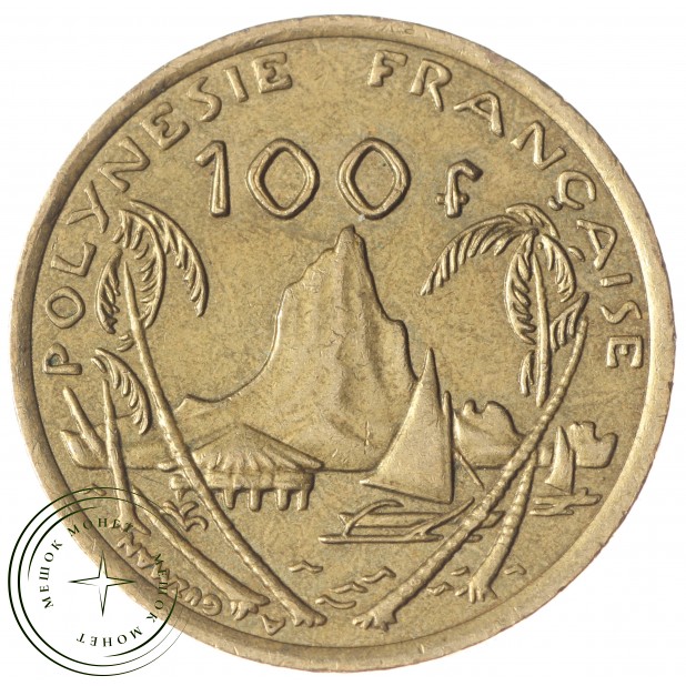 Полинезия 100 франков 2010