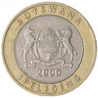 Монета Ботсвана 5 пула 2000
