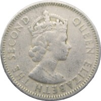 Монета Карибы 25 центов 1959