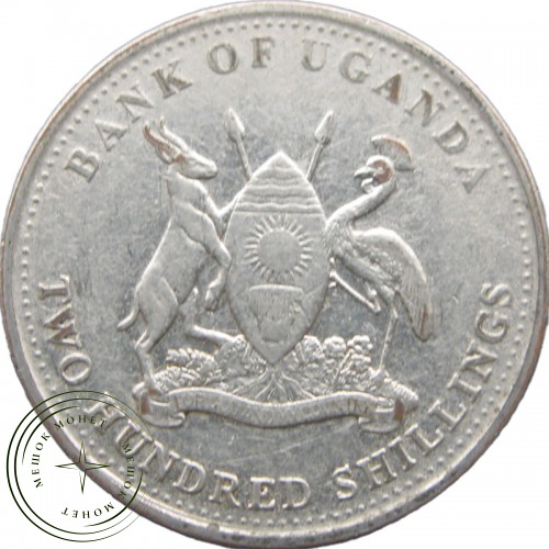 Уганда 200 шиллингов 2007