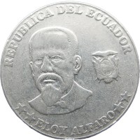 Монета Эквадор 50 сентаво 2000