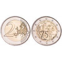 Монета Франция 2 евро 2021 ЮНИСЕФ