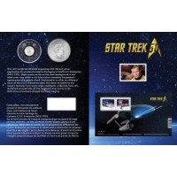 Канада 25 центов 2016 Звездный путь Star Trek набор с марками