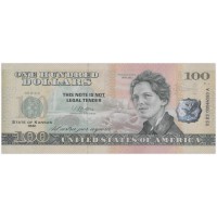 Банкнота США 100 долларов штат Канзас — сувенирная банкнота