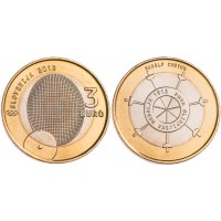 Монета Словения 3 евро 2012 Первая олимпийская медаль