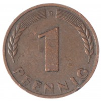 Германия (ФРГ) 1 пфенниг 1950