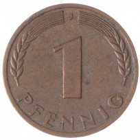 Монета Германия (ФРГ) 1 пфенниг 1950