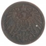 Германия 1 рейхспфенниг 1907