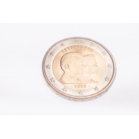 Монета Люксембург 2 евро 2006 25 лет принца Гийома