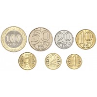 Казахстан 2005-2016 набор из 7 монет UNC