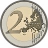 Монако 2 евро 2025 Старое феодальное владение Гримальди: Ле-Бо-ан-Прованс — 937046654