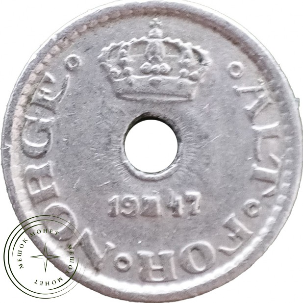 Норвегия 10 эре 1947 — 937046390