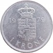Дания 1 крона 1979