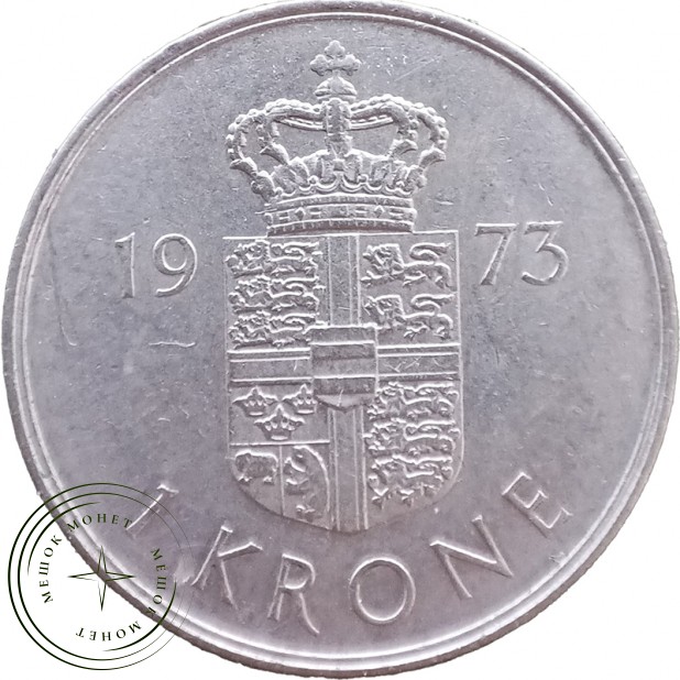 Дания 1 крона 1973 — 937046369