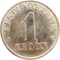 Монета Эстония 1 крона 2006