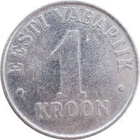 Монета Эстония 1 крона 1995