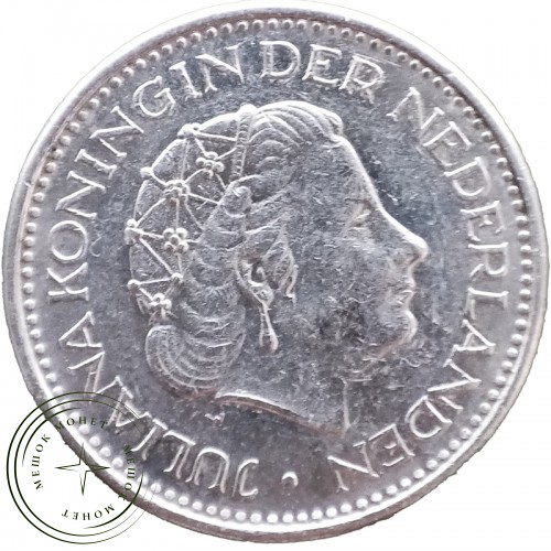Нидерланды 1 гульден 1977 — 34193540-3