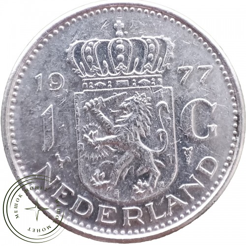 Нидерланды 1 гульден 1977 — 34193540-3