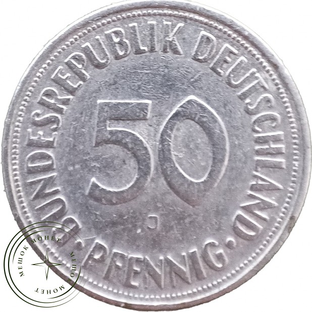 Германия (ФРГ) 50 пфеннигов 1950 — 937046384