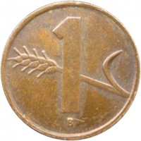 Монета Швейцария 1 раппен 1948