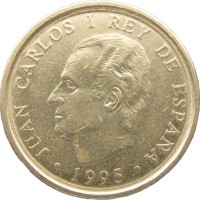 Монета Испания 100 песет 1995 ФАО
