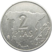 Монета Испания 2 песеты 1982
