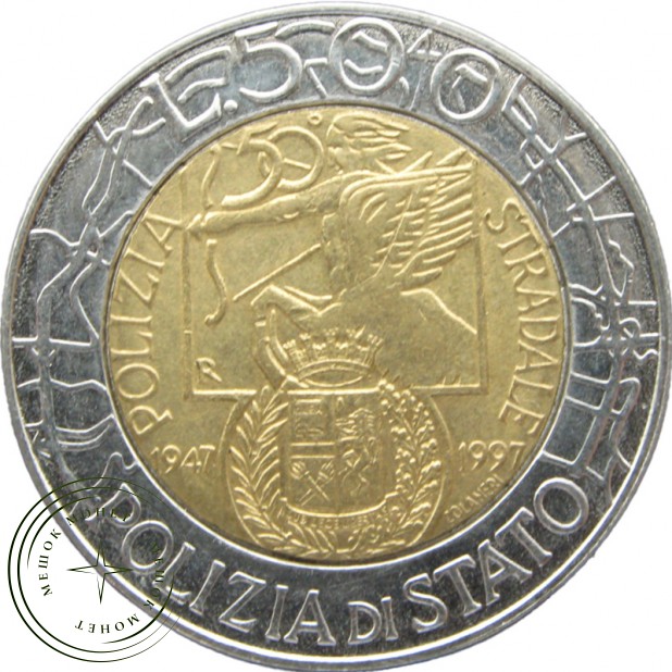 Италия 500 лир 1993 - 93701427