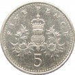 Великобритания 5 пенсов 2002