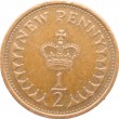 Великобритания 1/2 нового пенни 1979