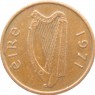 Ирландия 1/2 пенни 1971