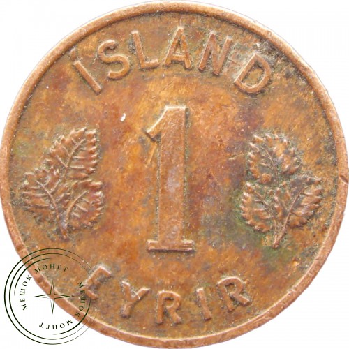 Исландия 1 эйре 1946 — 90621414-7