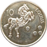Монета Словения 10 толаров 2006