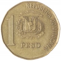 Доминиканская республика 1 песо 2002