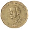 Доминиканская республика 1 песо 2002