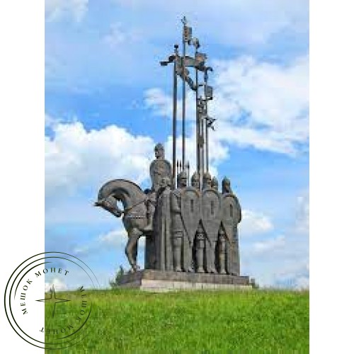 100 рублей 2021 800-летие со дня рождения князя Александра Невского