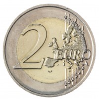 Монета Монако 2 евро 2012 500 лет Монако