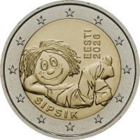 Эстония 2 евро 2026 Сипсик