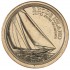 США 1 доллар 2022 Яхта Род-Айленд