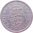 Великобритания 1 шиллинг 1962