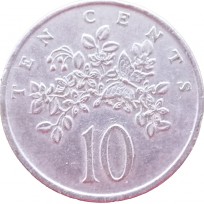 Монета Ямайка 10 центов 1972