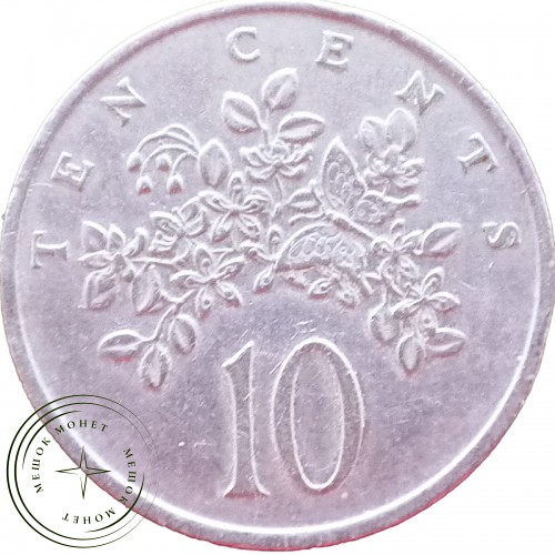 Ямайка 10 центов 1972