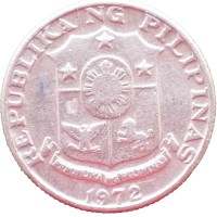 Монета Филиппины 25 сентимо 1972