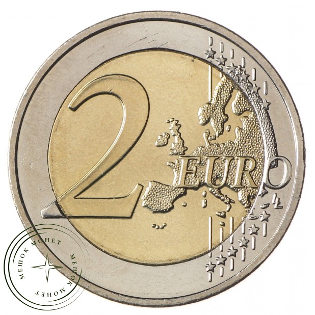 Португалия 2 евро 2013 250 лет башне Клеригуш