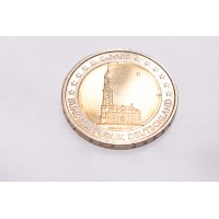 Монета Германия 2 евро 2008 Гамбург (Церковь св. Михаила)