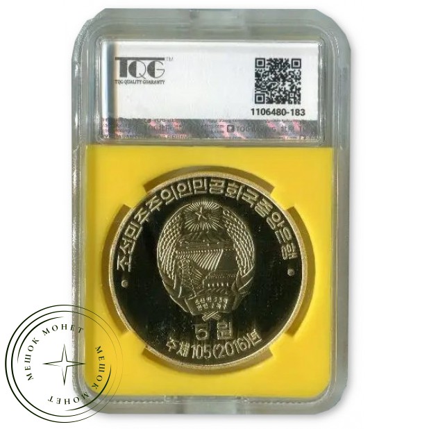 Северная Корея 5 вон 2016 Чемпионат мира по футболу среди девушек до 17 лет (FIFA U-17 Women's World Cup) — 937046487