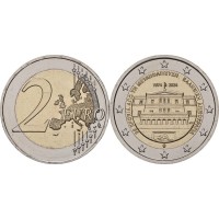 Монета Греция 2 евро 2024 Демократия
