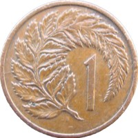 Монета Новая Зеландия 1 цент 1983