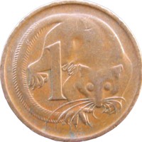 Монета Австралия 1 цент 1975